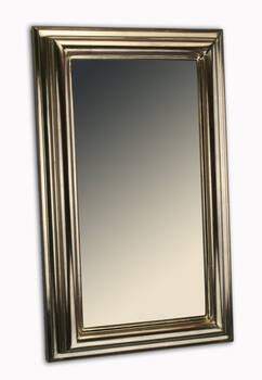 Elegancka rama do obrazu z litego drewna, ręcznie pozłacana złotem księżycowym