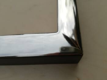 Rama do lustra o szerokości 22 mm. białe złoto bez przetarcia