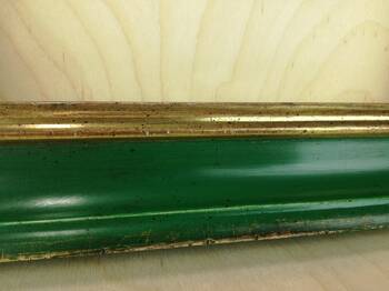 Zielona rama do lustra