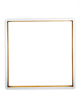Biała rama obrazu w wysokim połysku, głębokość felcu 30mm
