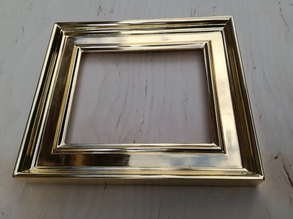 Złota rama do obrazu na wymiar