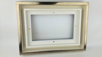 Złota, głęboka rama do obrazu