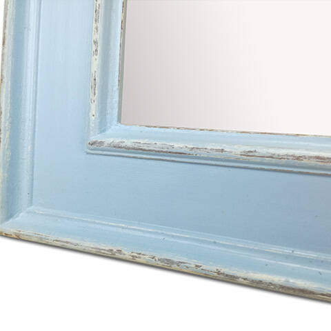 Mirror in blue frame